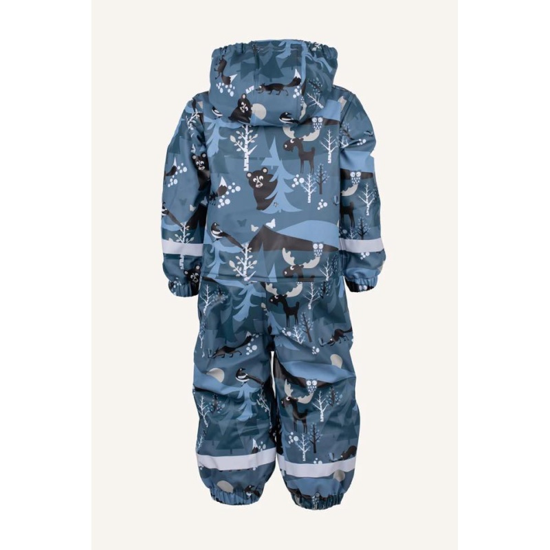 Lindberg Sweden veekindel fliisvoodriga kombekas, Blue Black 1-2.jpg