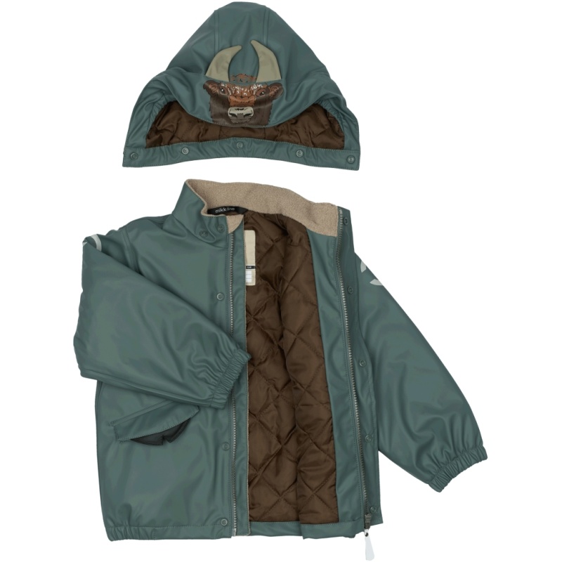Mikk-Line tepitud voodriga vihmakomplekt Balsam Green 1-6.jpg
