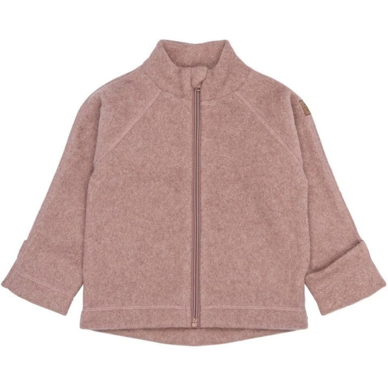 Mikk-line’i laste puuvillafliisist jakk, Burlwood Melange 1-1.jpg