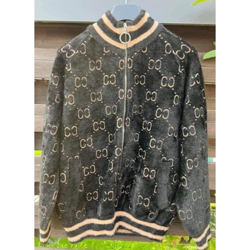 Naiste Alpaka jakk, lukuga must 1-1.jpg