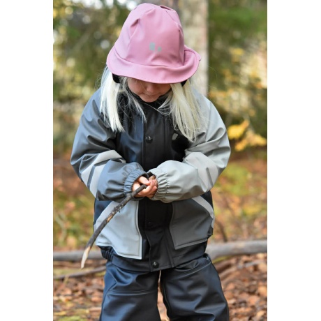 Lindberg Sweden Fagerhult fliisvoodriga vihmakomplekt, Black Anth 